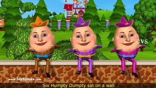 Humpty Dumpty Nursery Rhyme - 3D Animation English Rhymes for children 2