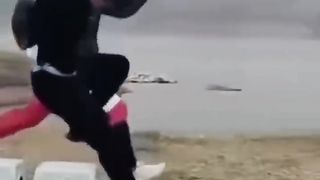 REAL LIFE NINJAS ???????? (gravity left the chat) #shorts