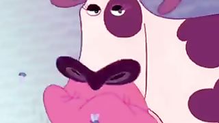 Oggy and the cockroaches  attack the cows