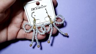 Diy korean earrings