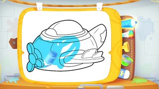 Mewarnai Sebuah Kapal Selam Mini