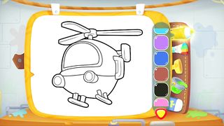 Mewarnai Sebuah Helikopter Mini
