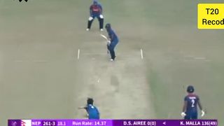 Nepal cricket Team world recod in T20