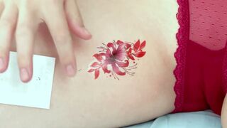 How to Get a Flower Temporary Tattoo in Minutes