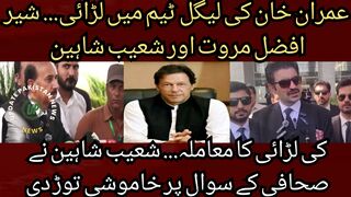 Fight in Imran Khan's legal team... The matter of fight between Sher Afzal Marwat and Shoaib Shaheen