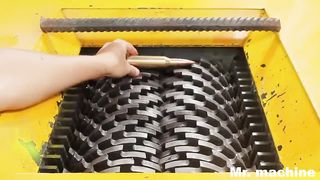 Large steel bar VS Shredder! Who will win？You can never guess the result！Release the pressure！