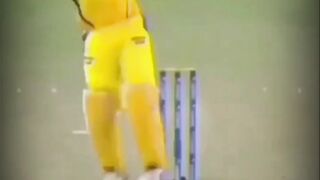 MsDhoni hit six