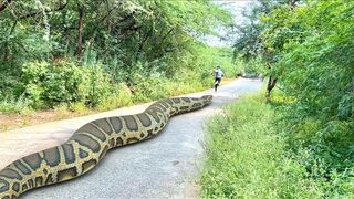 Anaconda Snake Attack in Real Life