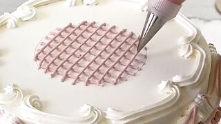 Magnifique décoration de gâteau