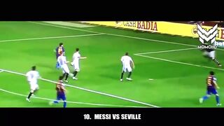 Top 10 des plus beaux buts de messi