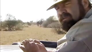 Brave Man Dares Lion King