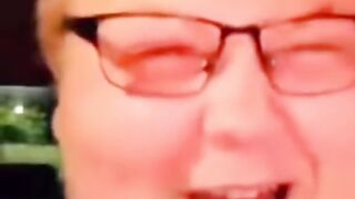 I touch the wall