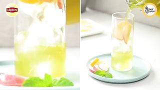 Delicious Apple Mint Iced Grean Tea
