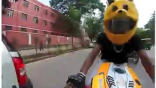 Funny bunny Helmet Reactions