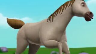 Animal Running - Surprise Magic | Hindi Rhymes & Cartoons | Infobells