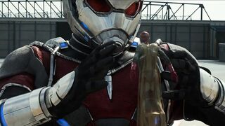 Captain America and Iron Man team fight seen