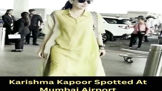 Karishma Kapoor Spotted At Mumbai Airport #shorts #karishmakapoor #bollywood #short #trending #viral #shortvideo