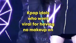 kpop idols who went viral for having no makeup on