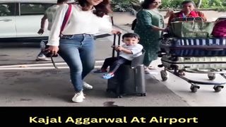 Kajal Aggarwal At Airport #shorts #kajalagarwal #short #trending #viral #bollywood #viralshorts
