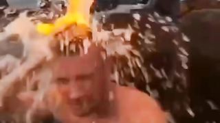 Burn water