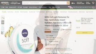 NIVEA Soft Light Moisturizer Review in Hindi _ Nivea Soft Light Moisturizer Cream