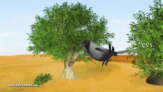 Ek Kauwa Pyaasa tha Poem - 3D Animation Hindi Nursery Rhymes for Children with Lyrics