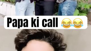 Papa ki call pay prank || Amazing Comedy & pranks videos ||Amazing funny videos