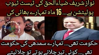 Nawaz Sharif is Zia-ul-Haq's test tube politics... 16 months was your brother government.
