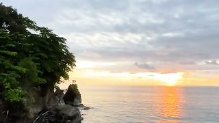 watching the sunset