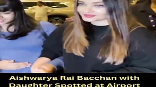 Aishwarya Rai Bacchan with Daughter Spotted at Airport #shorts #aishwaryaraibacchan #sr #short #trending #viral #bollywood #viralshorts