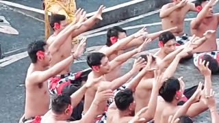 Indonesian Balinese Kecak dance