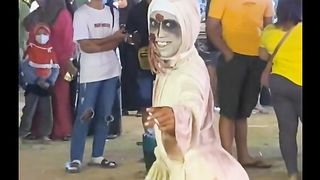 Mas Pocong Paragoy at the night market#fyp