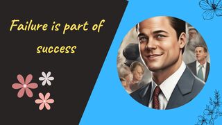 Failure is stepping stone to success