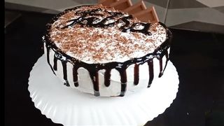Birthday cake at home