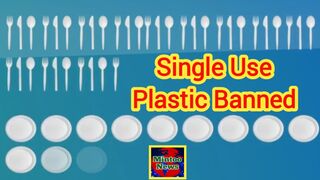 Single use plastic banned in England