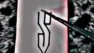 S design on arm with penicil amazing respect video????????
