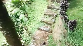 Gunung Salak hujan