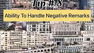 TIPS FOR REAL ESTATE AGENTS | TIPS NO 8- ABILITY TO HANDLE NEGATIVE REMARKS #realestate