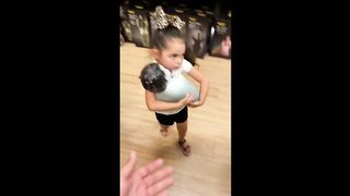 Little Girl Hilariously 'Fells In Love' In Zombie Baby