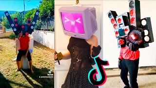 Skibidi Toilet Tiktok Compilation ???? Cosplay Cameraman TVwoman Tiktoks