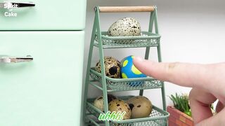 Cute corn cake ???? wonderful miniature birthday cake decorating