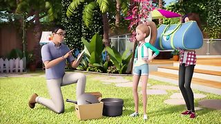 Barbie cartoon