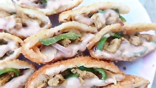 Chicken Malai bread pockets