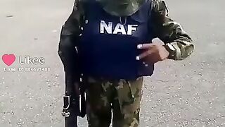 Reaction of soldier