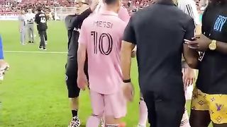 La joie Messi footballeur