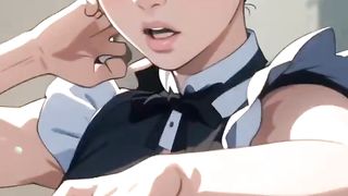 Maid #ai anime