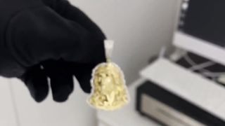 14k Yellow Gold & Diamond Jesus Pendant by Ijaz Jewelers