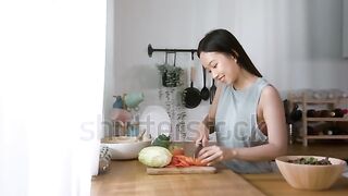 Woman cooking