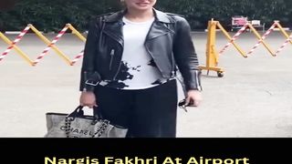 Nargis Fakhri At Airport #shorts #nargisfakhri #short #trending #viral #bollywood #shortvideo