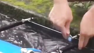How to generate electricity from a flowing stream.